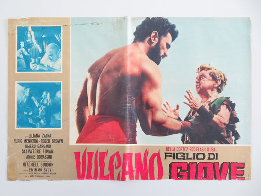 VULCANO FIGLIO DI GIOVE - F ITALIAN FOTOBUSTA POSTER BELLA CORTEZ 1962 - Rendezvous Cinema