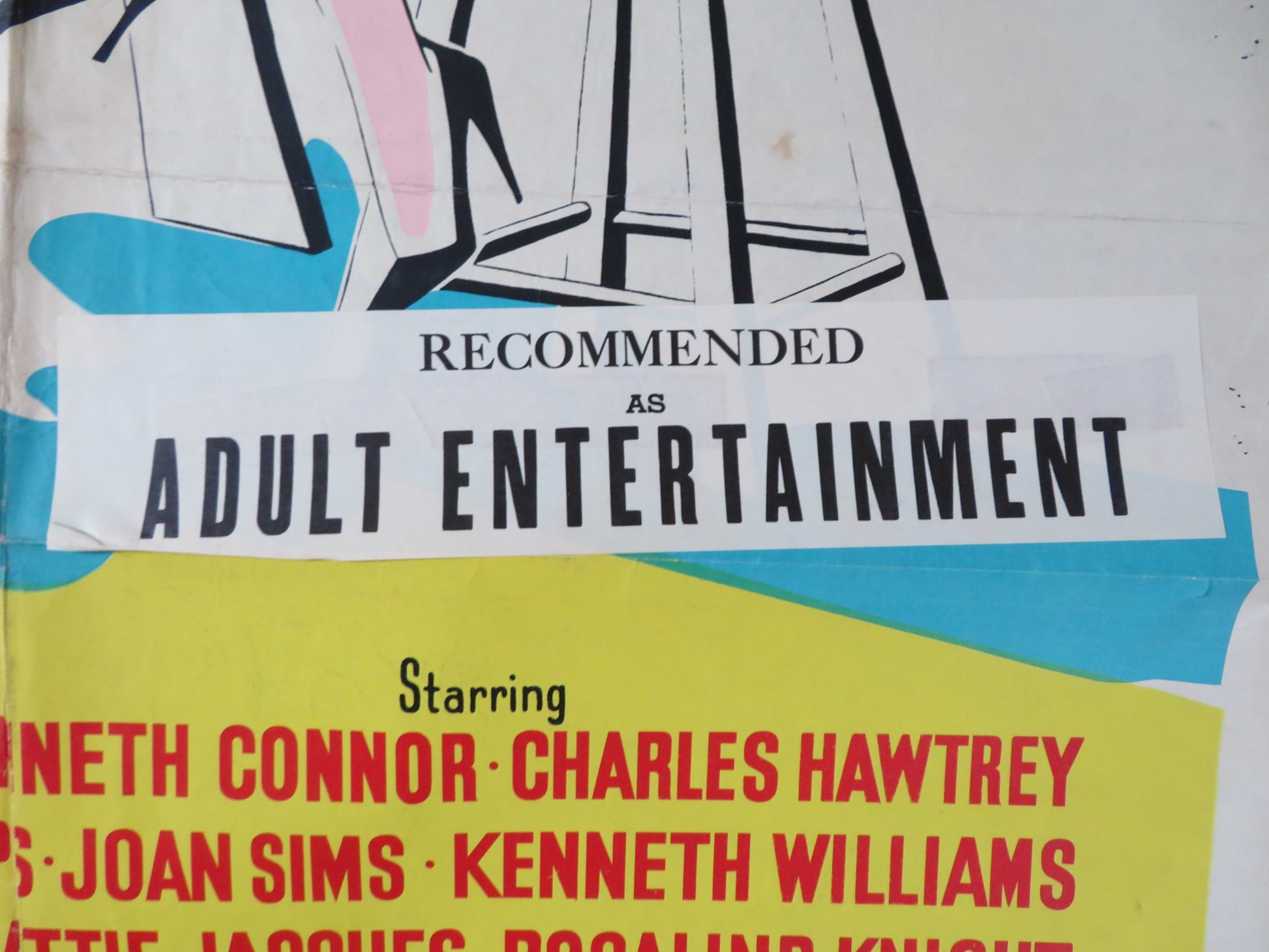 CARRY ON TEACHER FOLDED UK ONE SHEET POSTER C. HAWTREY KENNETH WILLIAMS 1959 - Rendezvous Cinema
