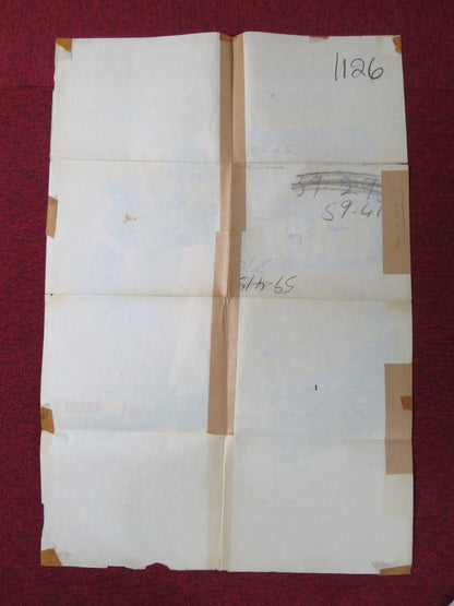 CARRY ON TEACHER FOLDED UK ONE SHEET POSTER C. HAWTREY KENNETH WILLIAMS 1959 - Rendezvous Cinema