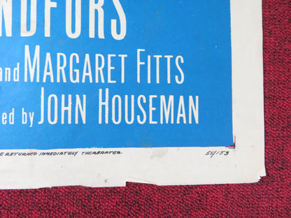 MOONFLEET FOLDED US ONE SHEET POSTER FRITZ LANG (D) STEWART GRANGER 1955 - Rendezvous Cinema