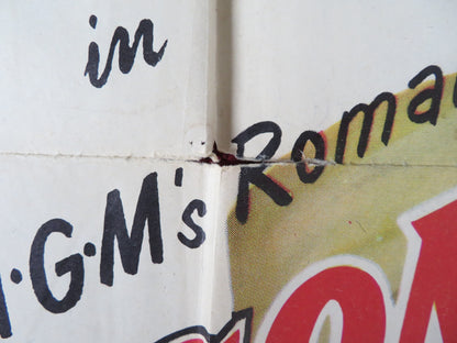 FAST COMPANY FOLDED US ONE SHEET POSTER HOWARD KEEL POLLY BERGEN 1953 - Rendezvous Cinema