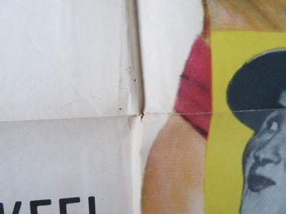 FAST COMPANY FOLDED US ONE SHEET POSTER HOWARD KEEL POLLY BERGEN 1953 - Rendezvous Cinema