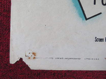 FAST COMPANY FOLDED US ONE SHEET POSTER HOWARD KEEL POLLY BERGEN 1953 - Rendezvous Cinema