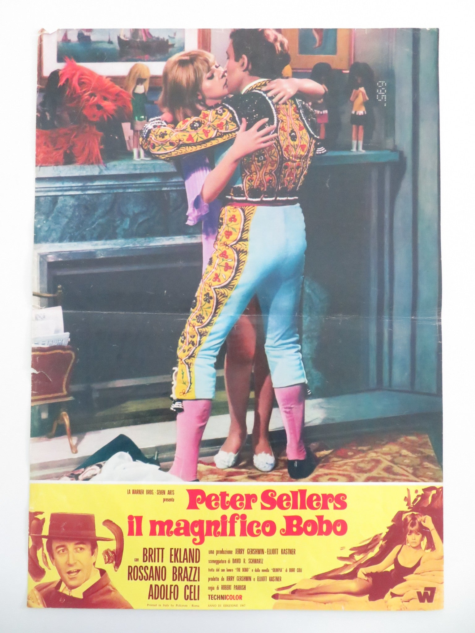 THE BOBO - E ITALIAN FOTOBUSTA POSTER PETER SELLERS BRITT EKLAND 1967 - Rendezvous Cinema