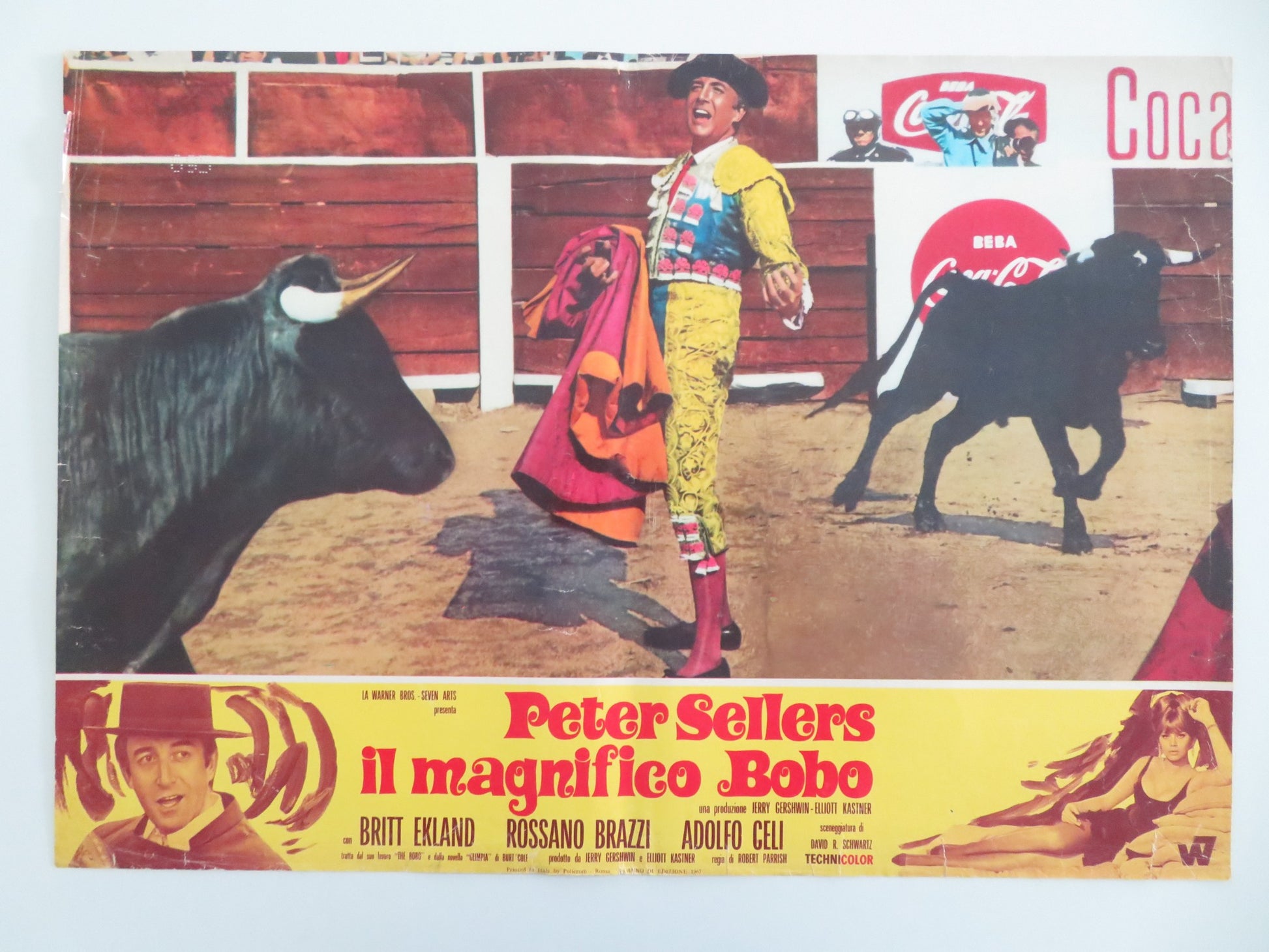 THE BOBO - F ITALIAN FOTOBUSTA POSTER PETER SELLERS BRITT EKLAND 1967 - Rendezvous Cinema