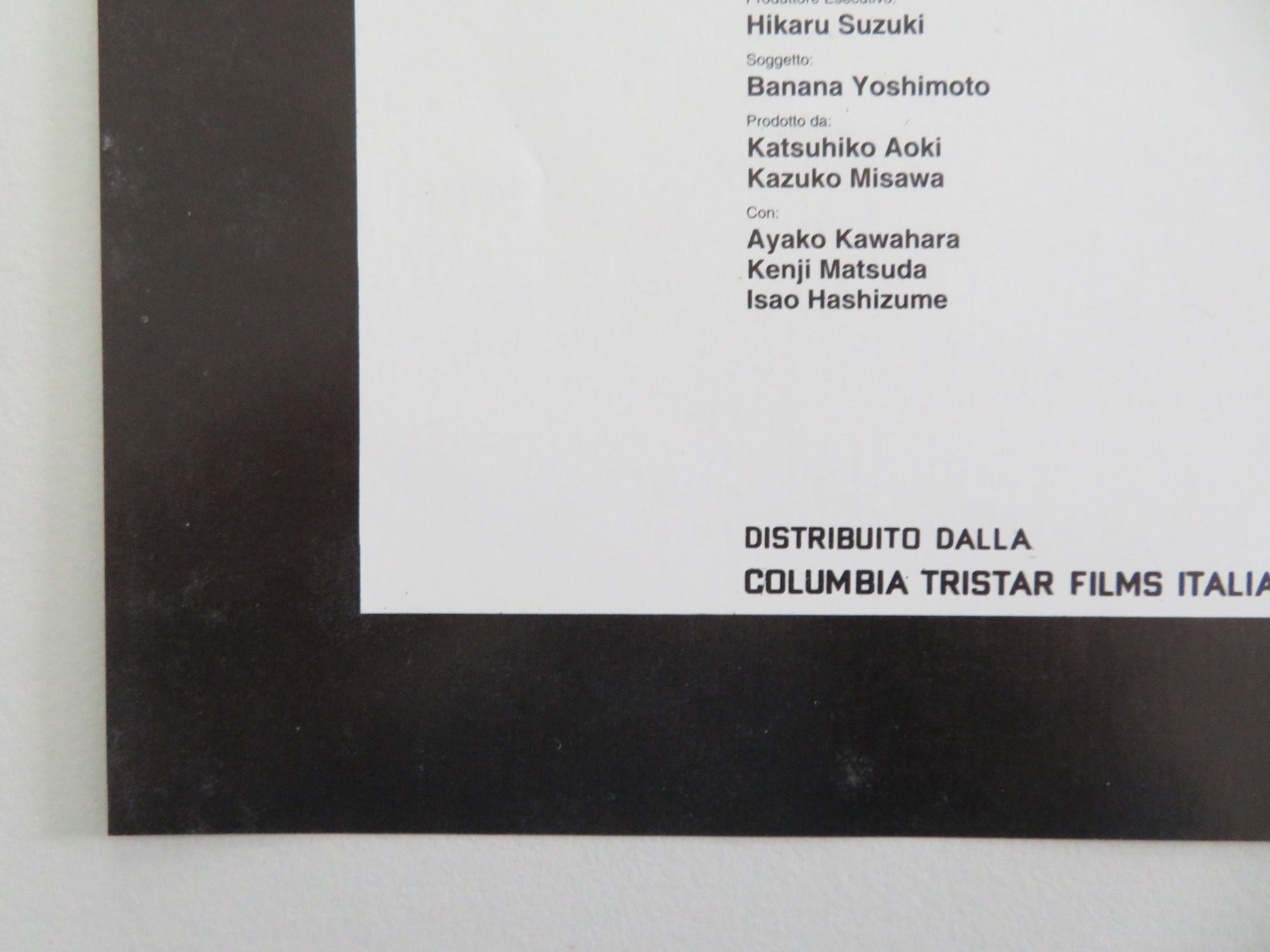 KITCHEN - A ITALIAN FOTOBUSTA POSTER AYAKO KAWAHARA KEIJI MATSUDA 1989 - Rendezvous Cinema