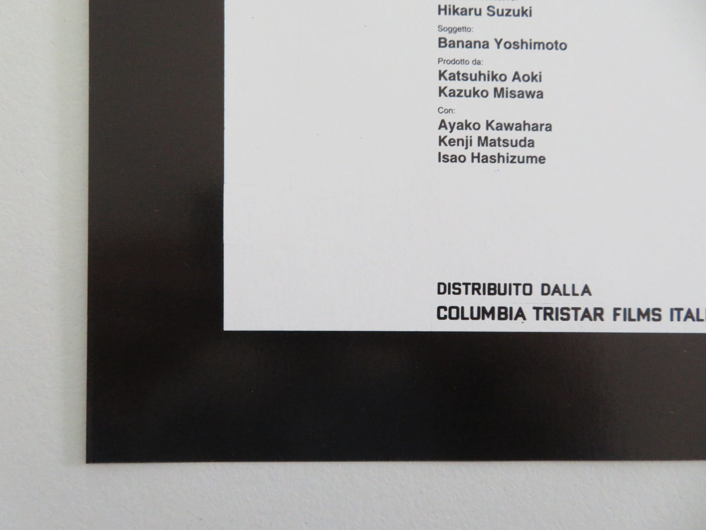 KITCHEN - D ITALIAN FOTOBUSTA POSTER AYAKO KAWAHARA KEIJI MATSUDA 1989 - Rendezvous Cinema