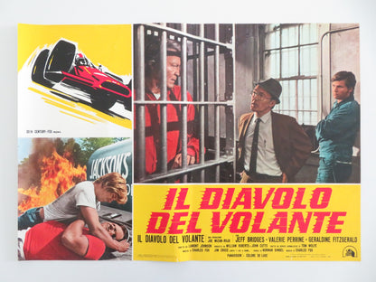 THE LAST AMERICAN HERO - B ITALIAN FOTOBUSTA POSTER JEFF BRIDGES 1973 - Rendezvous Cinema