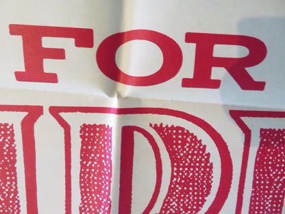 A GIFT FOR HEIDI FOLDED US ONE SHEET POSTER SANDY DESCHER DOUGLAS FOWLEY 1958 - Rendezvous Cinema