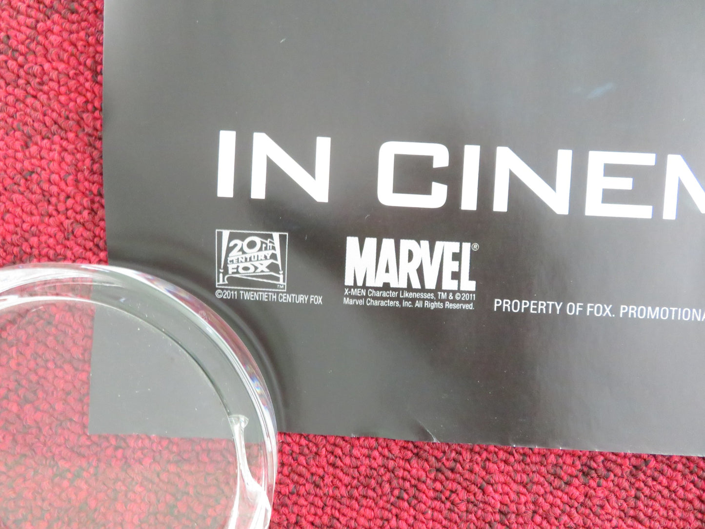 X-MEN: FIRST CLASS UK QUAD ROLLED POSTER JAMES MCAVOY MICHAEL FASSBENDER 2011 - Rendezvous Cinema