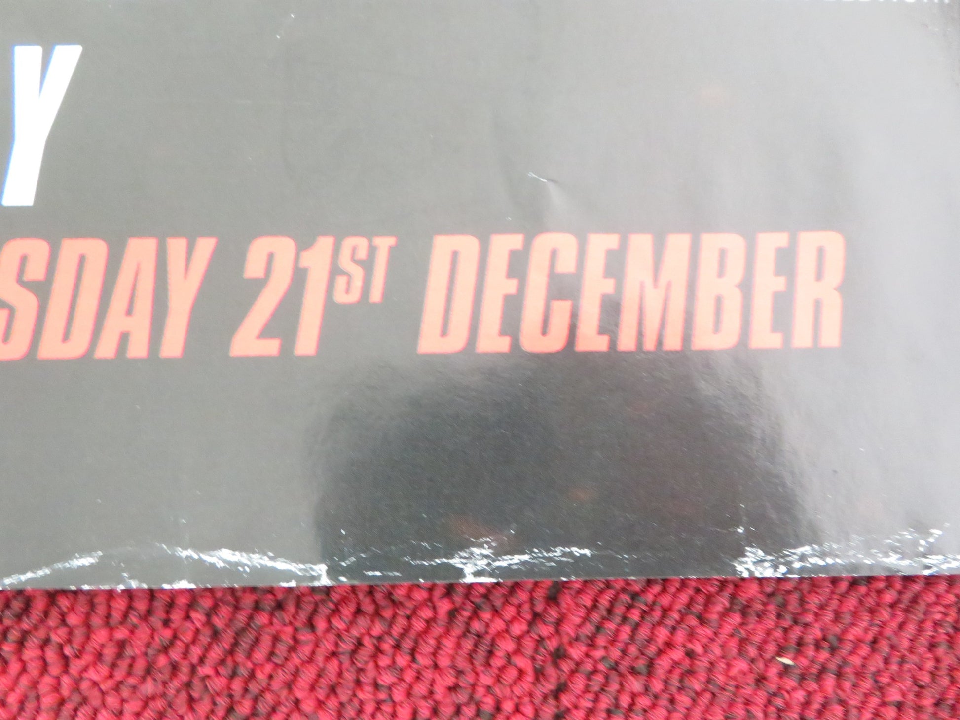 MISSION: IMPOSSIBLE - GHOST PROTOCOL UK QUAD ROLLED POSTER TOM CRUISE 2011 - Rendezvous Cinema