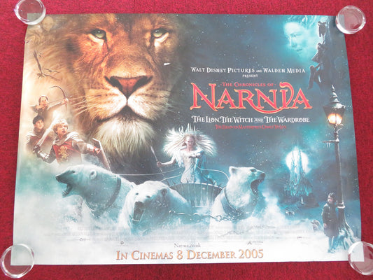 THE LION, THE WITCH AND THE WARDROBE UK QUAD ROLLED POSTER DISNEY SWINTON 2005 - Rendezvous Cinema