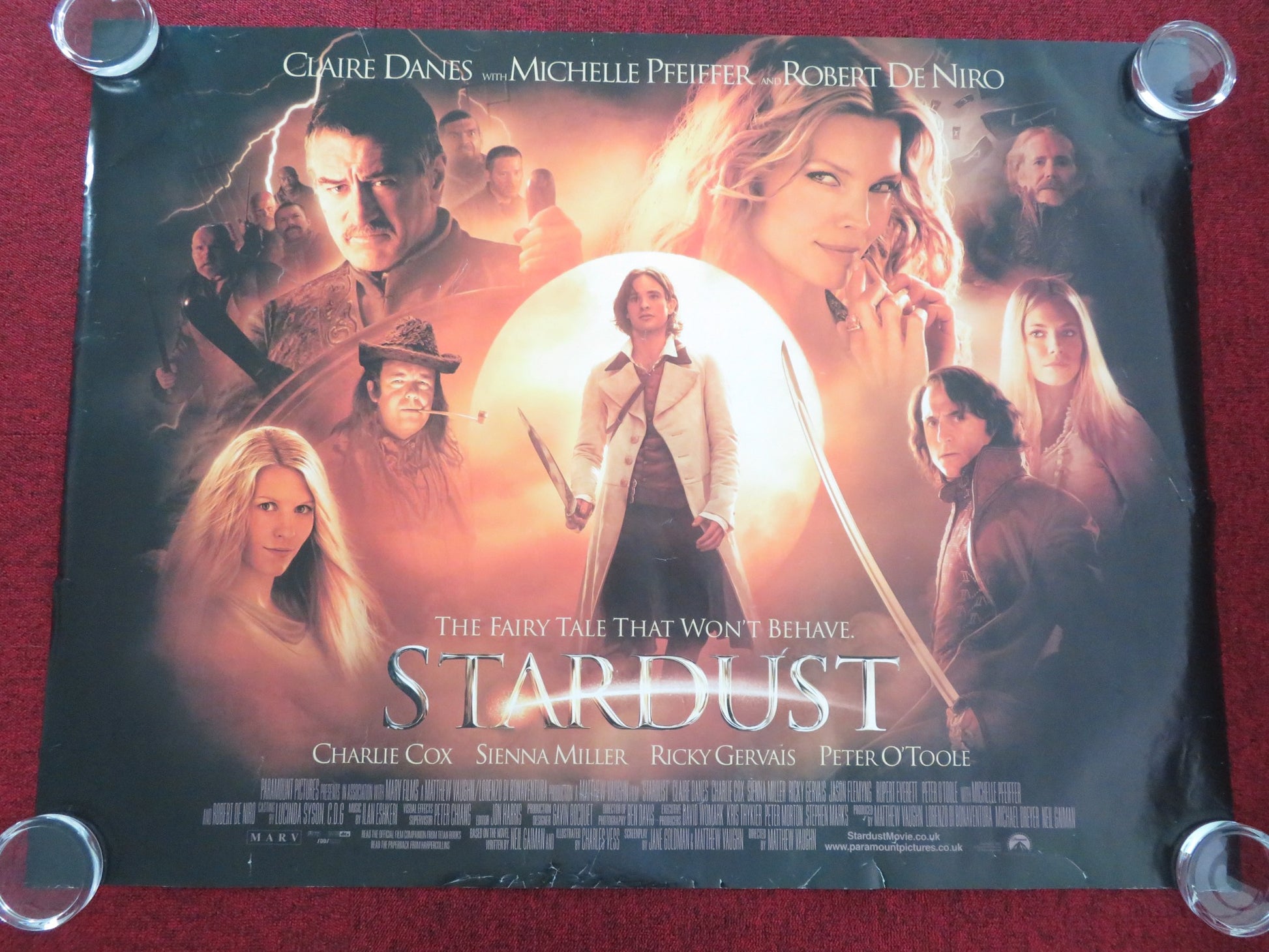 STARDUST UK QUAD ROLLED POSTER CLAIRE DANES MICHELLE PFEIFFER 2007 - Rendezvous Cinema
