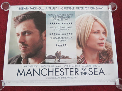 MANCHESTER BY THE SEA UK QUAD ROLLED POSTER CASEY AFFLECK MICHELLE WILLIAMS 2016 - Rendezvous Cinema