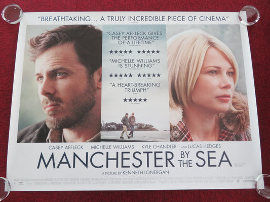 MANCHESTER BY THE SEA UK QUAD ROLLED POSTER CASEY AFFLECK MICHELLE WILLIAMS 2016 - Rendezvous Cinema