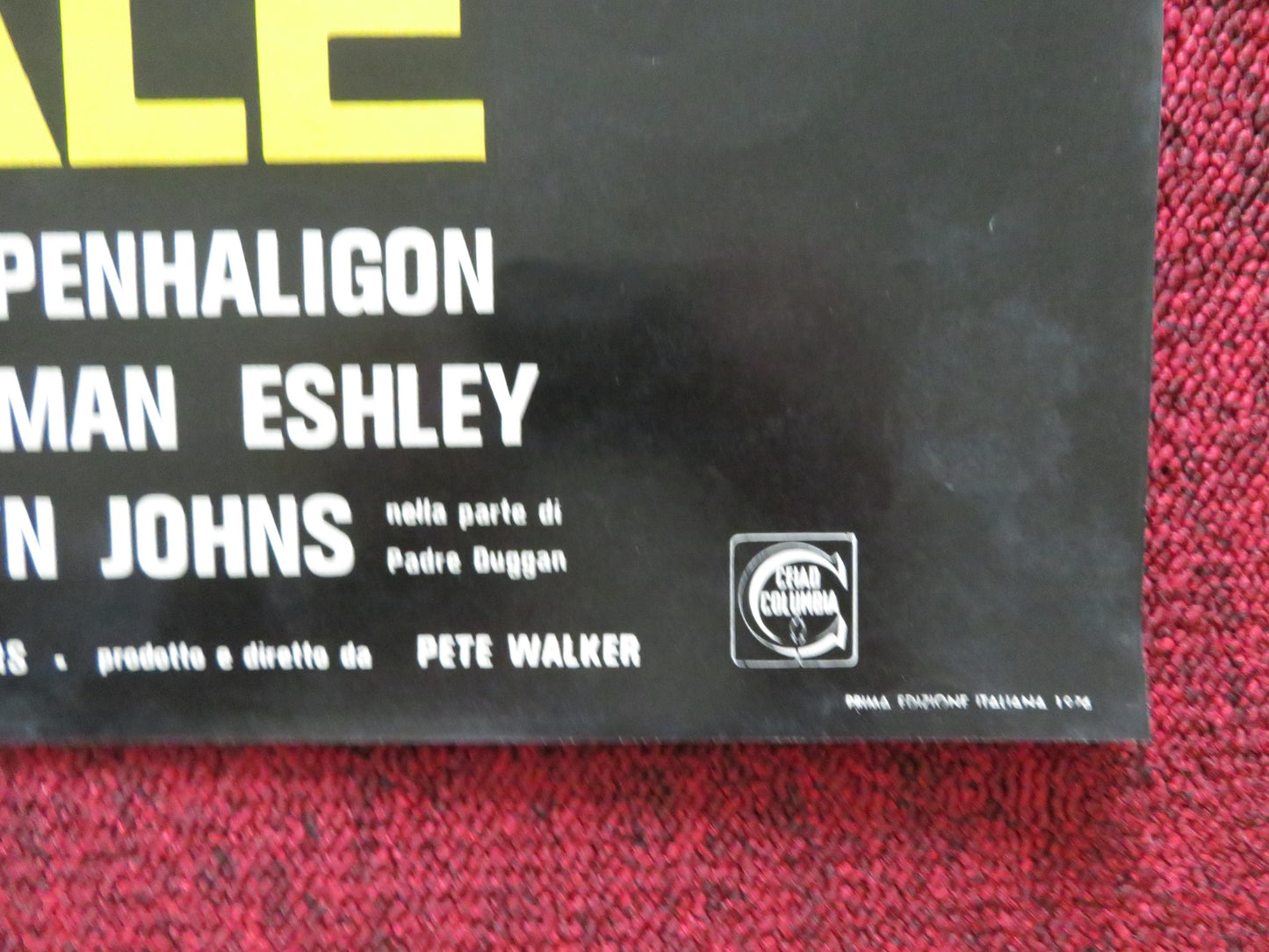 THE CONFESSIONAL - B ITALIAN FOTOBUSTA POSTER ANTHONY SHARP S. PENHALIGON 1976 - Rendezvous Cinema