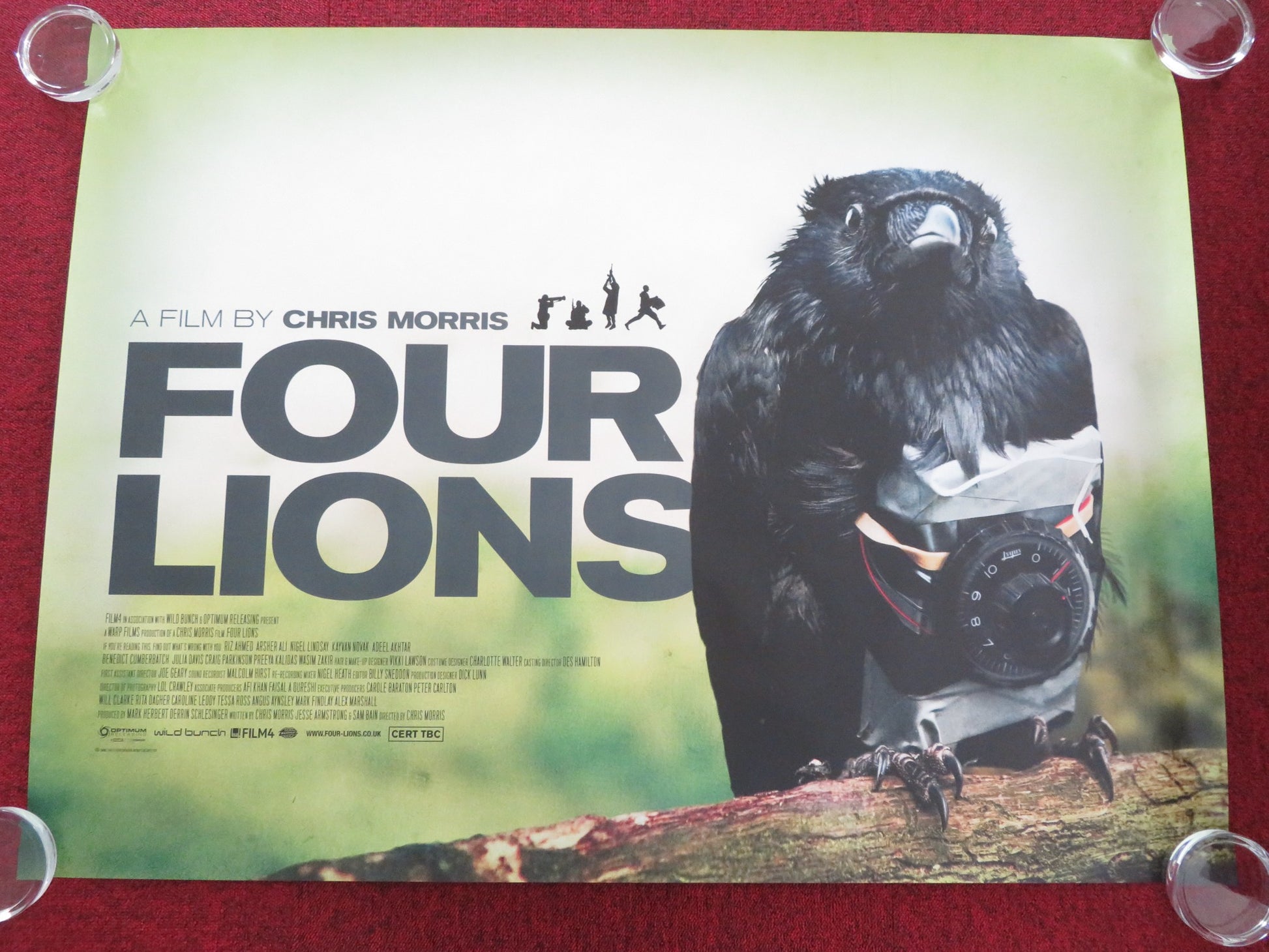 FOUR LIONS UK QUAD ROLLED POSTER BENEDICT CUMBERBATCH KAYVAN NOVAK 2010 - Rendezvous Cinema