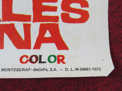 THE SANDPIT GENERALS SPANISH POSTER KEN LANE TISHA STERLING 1971