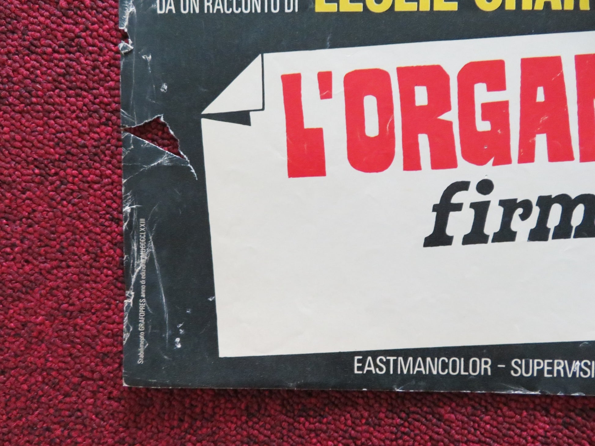 THE FICTION-MAKERS - B ITALIAN FOTOBUSTA POSTER ROGER MOORE SYLVIA SYMS 1973 - Rendezvous Cinema