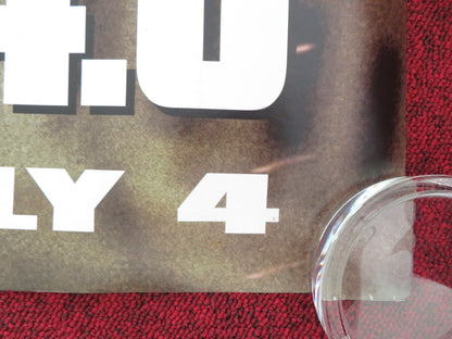 DIE HARD 4.0 UK QUAD ROLLED POSTER BRUCE WILLIS TIMOTHY OLYPHANT 2007 - Rendezvous Cinema