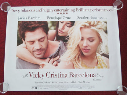VICKY CRISTINA BARCELONA UK QUAD ROLLED POSTER SCARLETT JOHANSSON J. BARDEM 2008 - Rendezvous Cinema