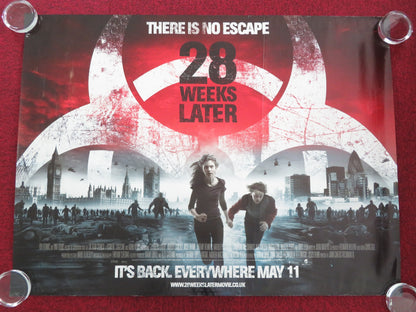28 WEEKS LATER UK QUAD ROLLED POSTER ROBERT CARYLE ROSE BYRNE 2007