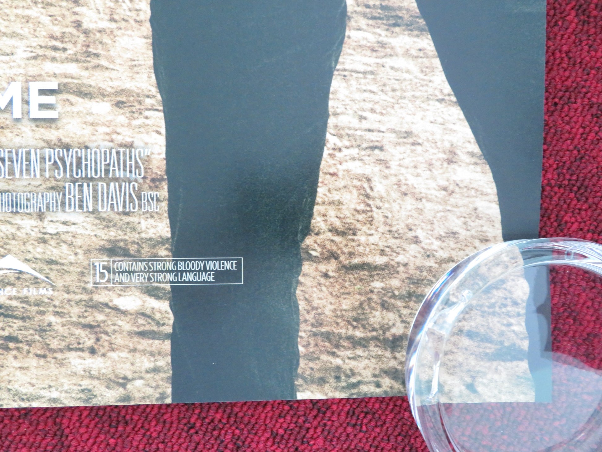 SEVEN PSYCHOPATHS UK QUAD ROLLED POSTER SAM ROCKWELL COLIN FARRELL 2012 - Rendezvous Cinema