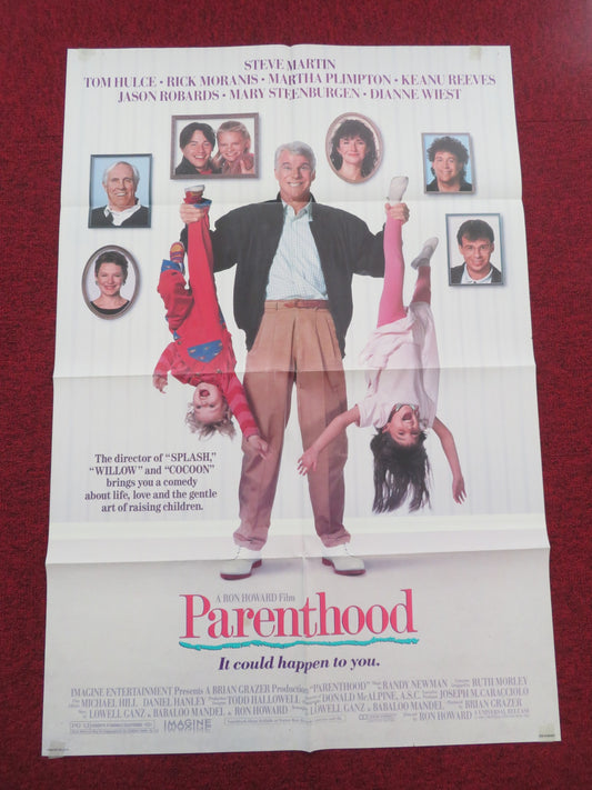 Parenthood Folded US One Sheet Poster Steve Martin Rick Moranis 1989