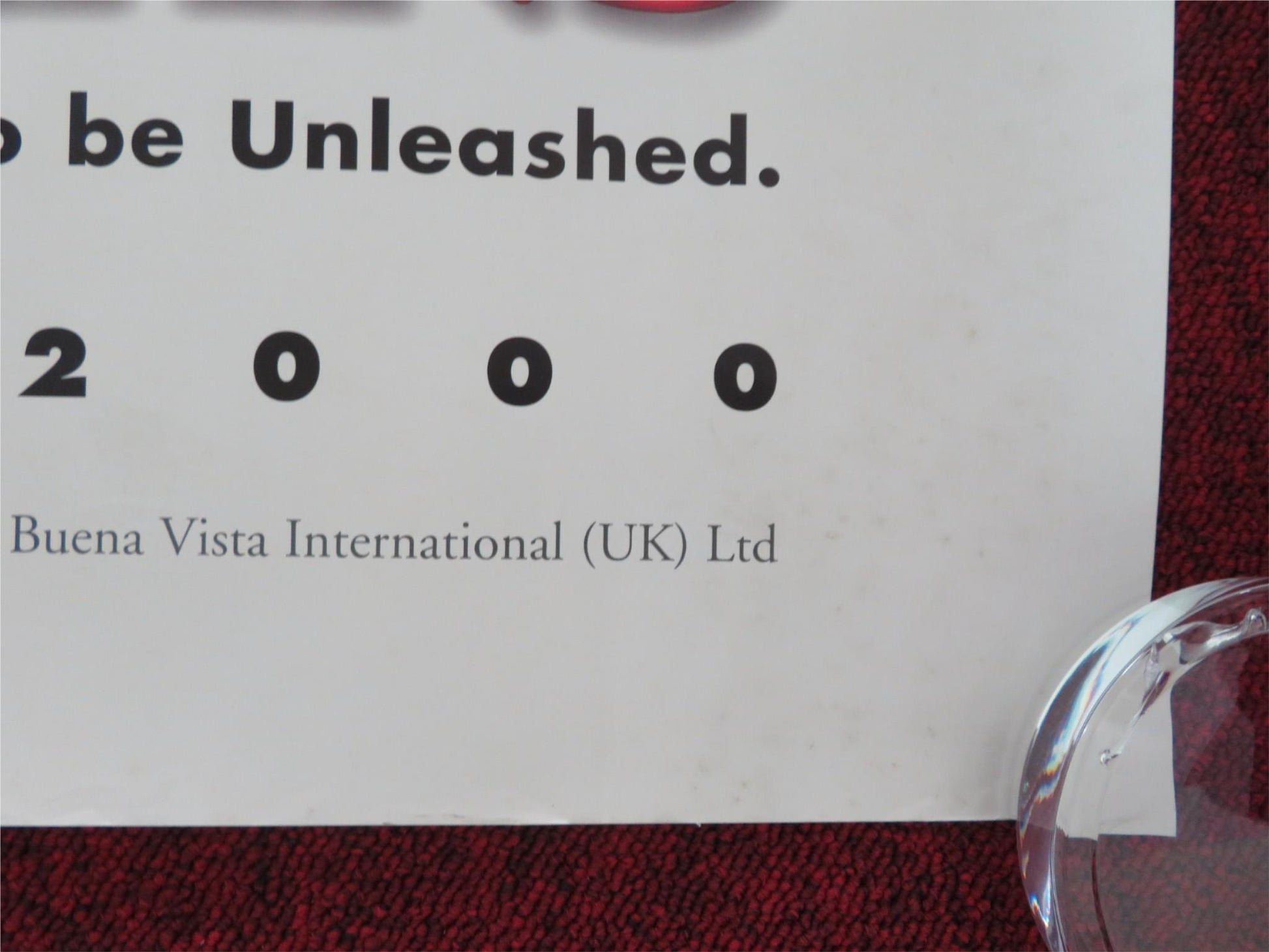 102 DALMATIONS UK QUAD ROLLED POSTER DISNEY GLENN CLOSE ERIC IDLE 2000 - Rendezvous Cinema