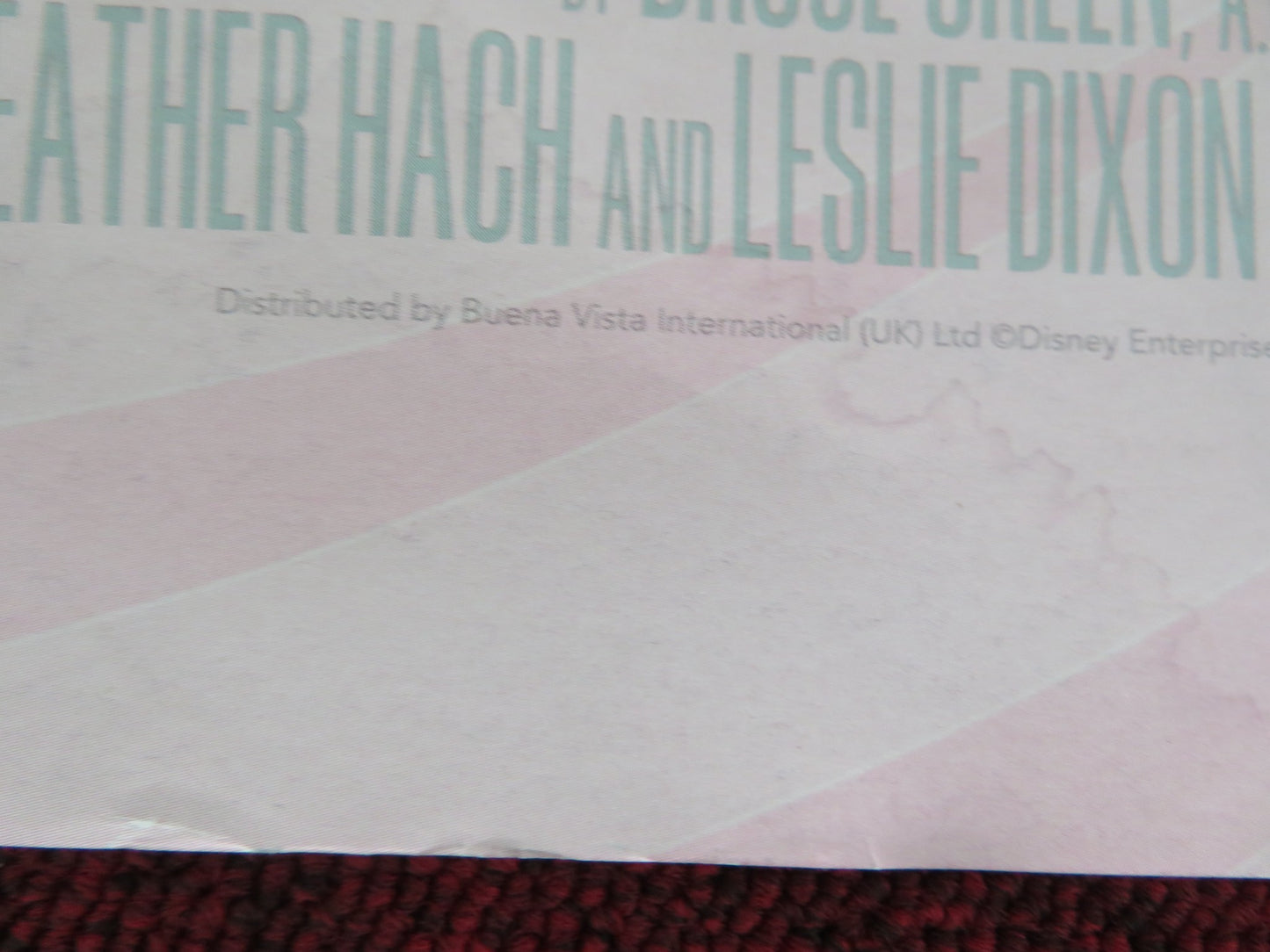 FREAKY FRIDAY UK QUAD ROLLED POSTER DISNEY JAMIE LEE CURTIS LINDSAY LOHAN 2003 - Rendezvous Cinema