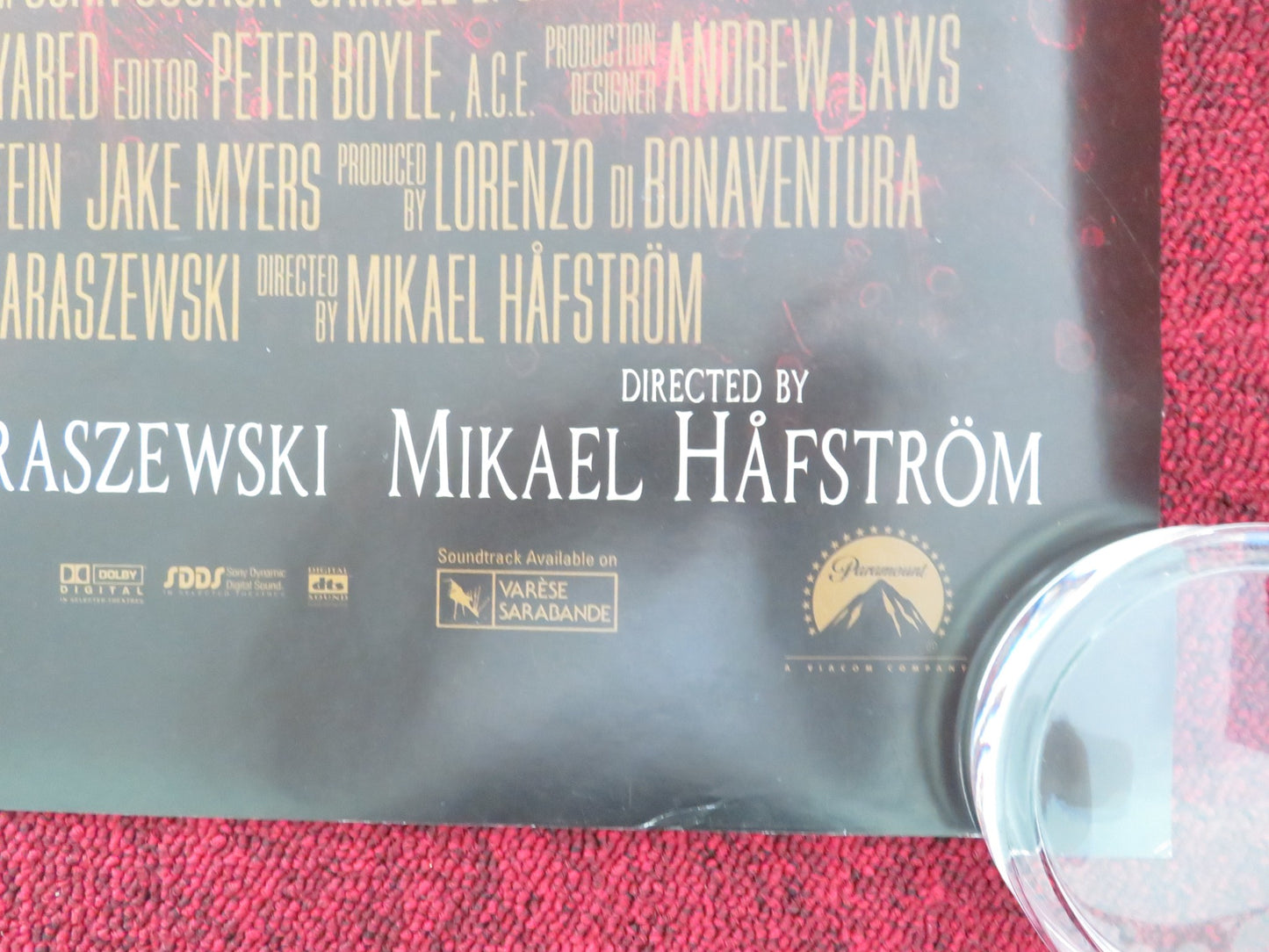 1408 UK QUAD ROLLED POSTER JOHN CUSACK SAMUEL L. JACKSON 2007