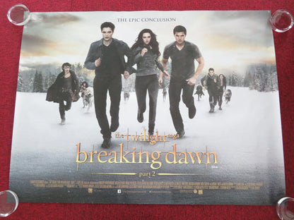 THE TWILIGHT SAGA: BREAKING DAWN PART 2 - A UK QUAD ROLLED POSTER STEWART 2012 - Rendezvous Cinema