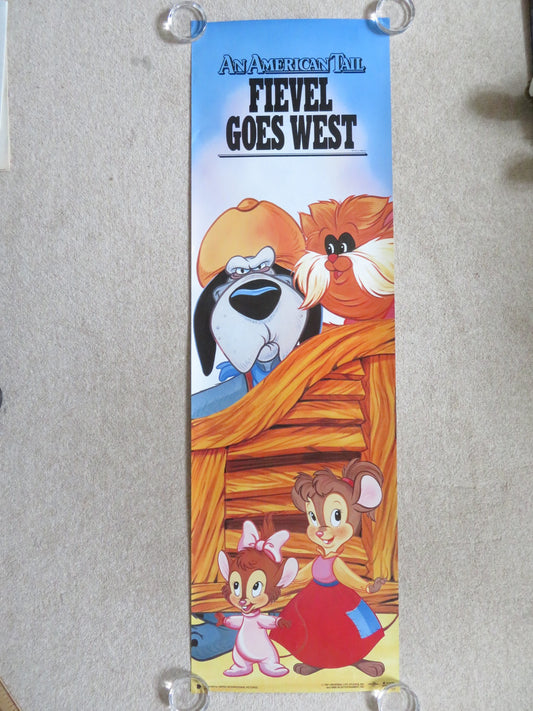 AN AMERICAN TAIL: FIEVAL GOES WEST - A DOOR PANEL POSTER ROLLED P. GLASSER 1991 - Rendezvous Cinema