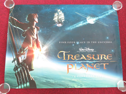 TREASURE PLANET UK QUAD ROLLED POSTER DISNEY JOSEPH GORDON-LEVITT 2002 - Rendezvous Cinema