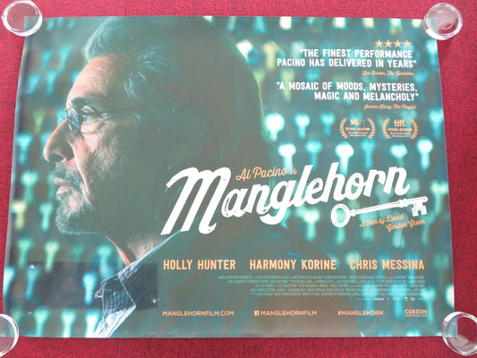 MANGLEHORN UK QUAD ROLLED POSTER AL PACINO HOLLY HUNTER 2014 - Rendezvous Cinema