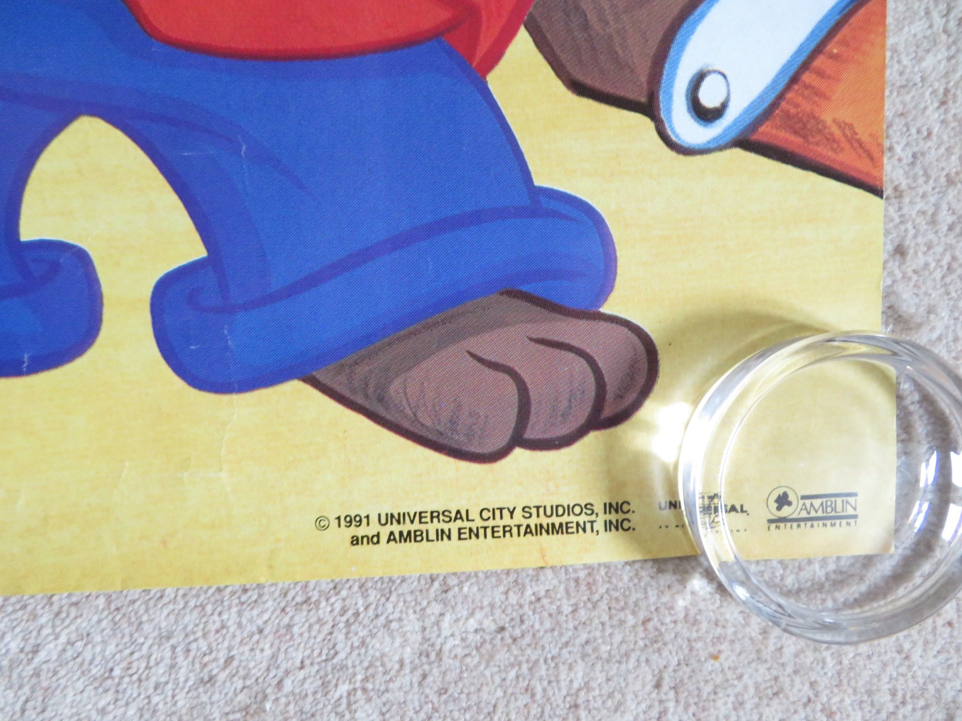 AN AMERICAN TAIL: FIEVAL GOES WEST - B DOOR PANEL POSTER ROLLED P. GLASSER 1991 - Rendezvous Cinema