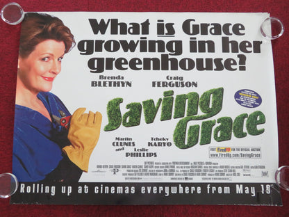 SAVING GRACE - B UK QUAD ROLLED POSTER BRENDA BLETHYN MARTIN CLUNES 2000 - Rendezvous Cinema