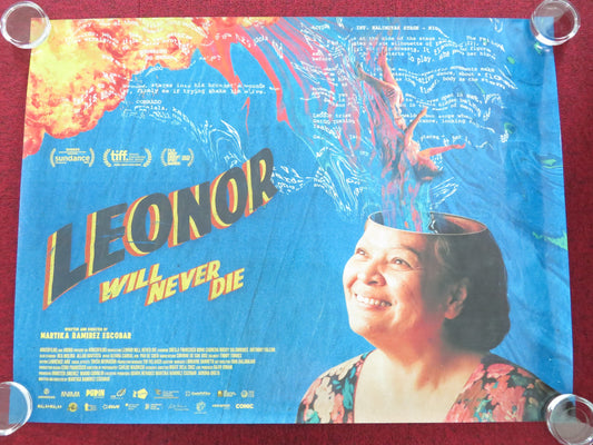 LEONOR WILL NEVER DIE UK QUAD ROLLED POSTER SHEILA FRANCISCO BONG CABRERA 2022 - Rendezvous Cinema