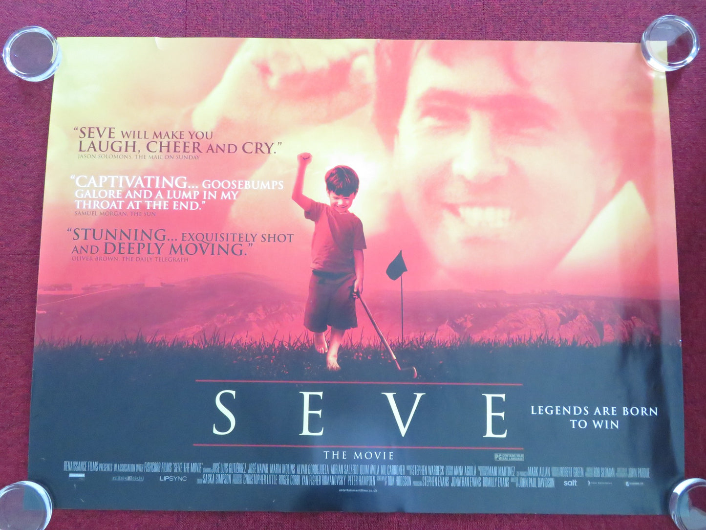 SEVE: THE MOVIE UK QUAD ROLLED POSTER JOSE LUIS GUTIERREZ JOSE NAVAR 2014 - Rendezvous Cinema