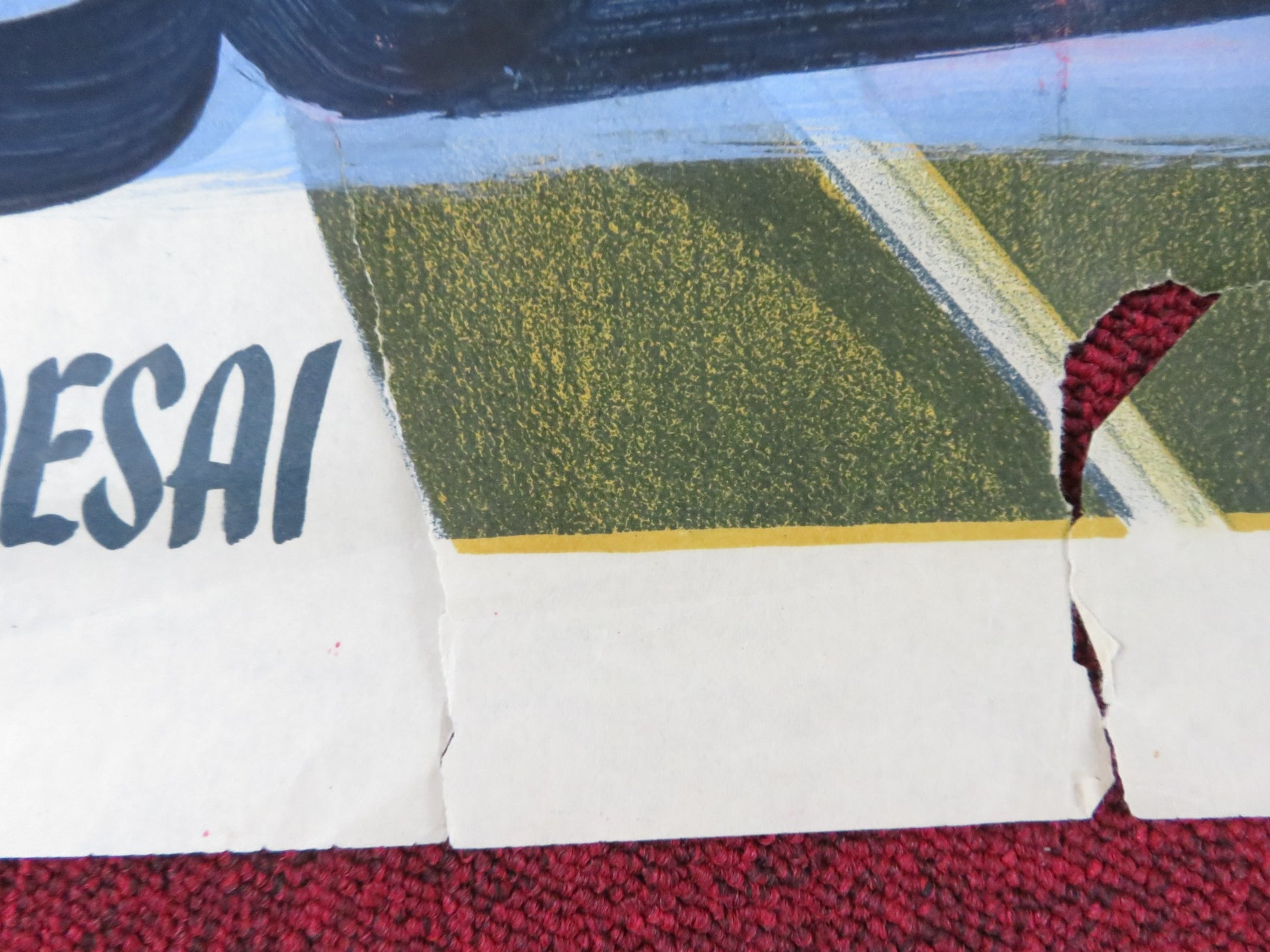 AMBER EGYPTIAN POSTER NARGIS RAJ KAPOOR 1952 - Rendezvous Cinema