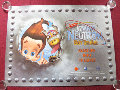 JIMMY NEUTRON: BOY GENIUS UK QUAD ROLLED POSTER MEGAN CAVANAGH MARK DECARLO 2001 - Rendezvous Cinema