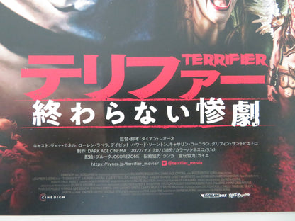 TERRIFIER JAPANESE CHIRASHI (B5) POSTER LAUREN LAVERA DAVID HOWARD THORNTON 2022