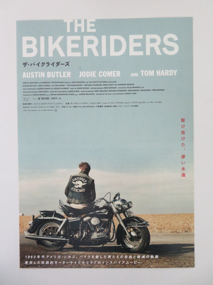 THE BIKERIDERS JAPANESE CHIRASHI (B5) POSTER AUSTIN BUTLER TOM HARDY COMER 2023 - Rendezvous Cinema