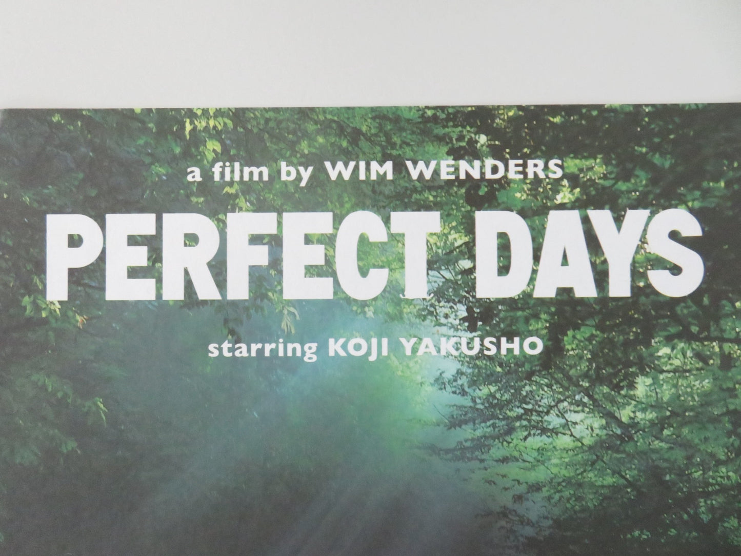 PERFECT DAYS JAPANESE CHIRASHI (B5) POSTER MIYAKO TANAKA KOJI YAKUSHO 2023 - Rendezvous Cinema