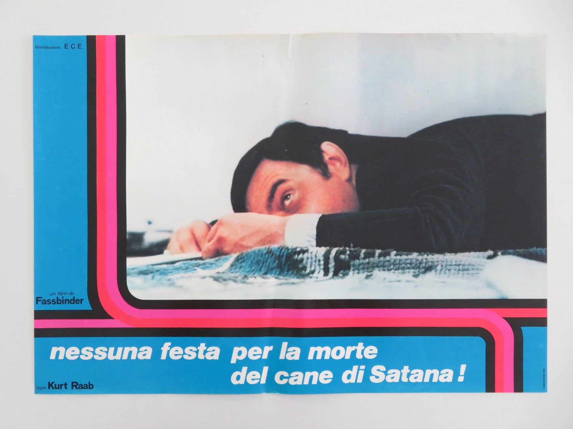 NESSUNA FESTA PER LA MORTE DEL CANE DI SATANA - E ITALIAN FOTOBUSTA POSTER 1976 - Rendezvous Cinema