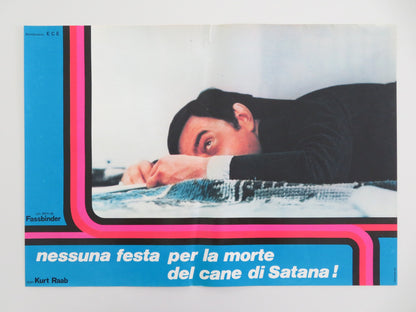 NESSUNA FESTA PER LA MORTE DEL CANE DI SATANA - E ITALIAN FOTOBUSTA POSTER 1976 - Rendezvous Cinema