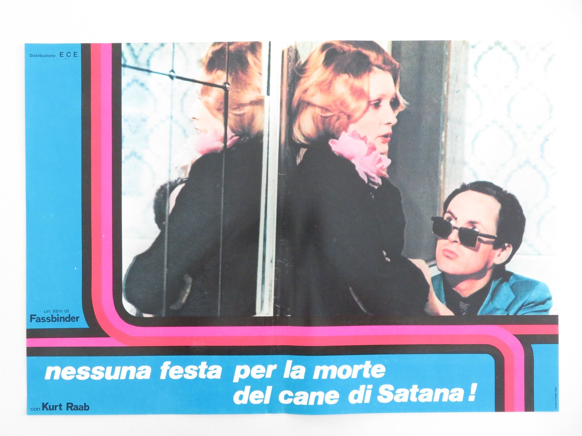 NESSUNA FESTA PER LA MORTE DEL CANE DI SATANA - F ITALIAN FOTOBUSTA POSTER 1976 - Rendezvous Cinema