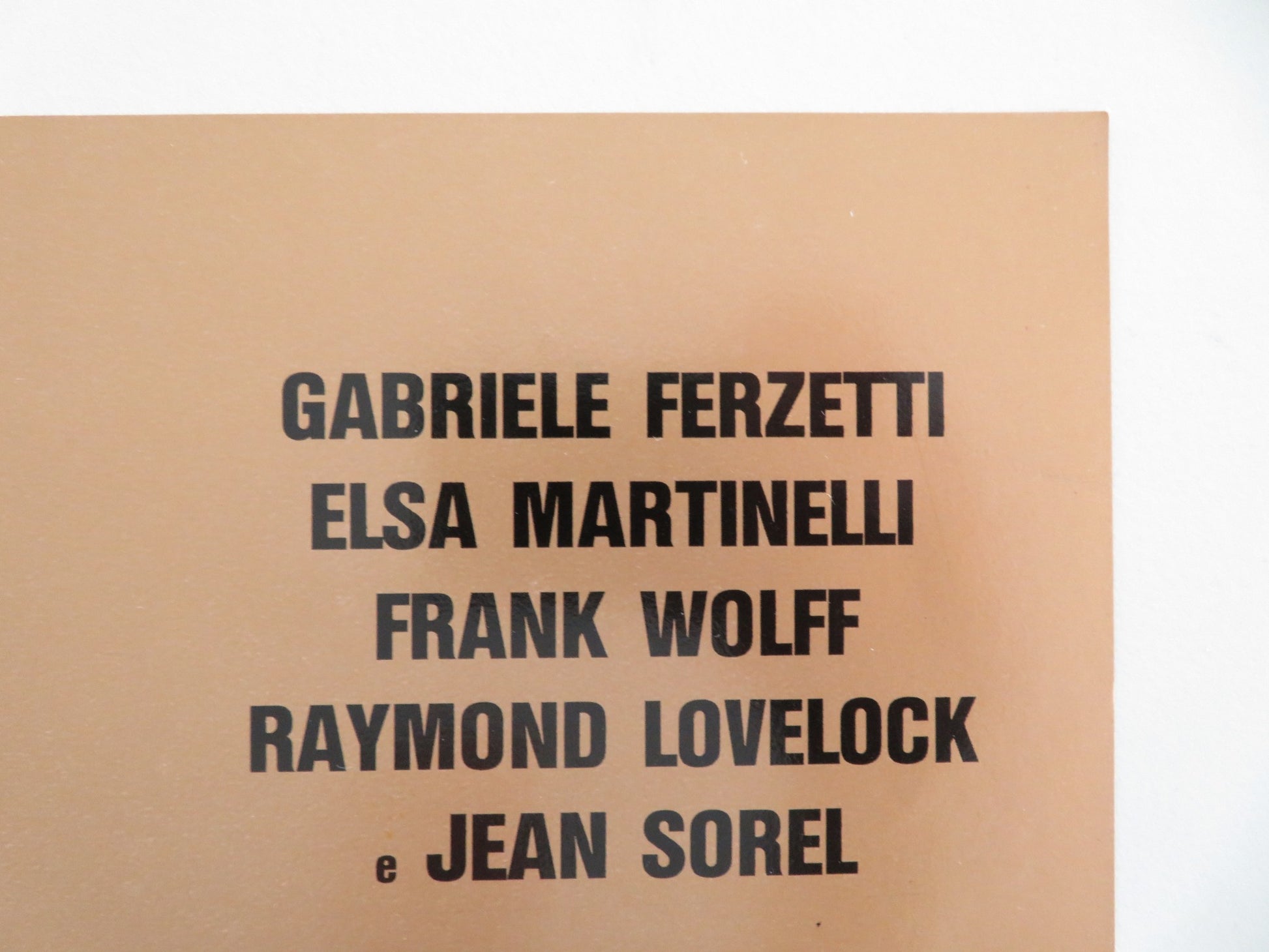 L'AMICA - B ITALIAN FOTOBUSTA POSTER LISA GASTONI GABRIELE FERZETTI 1969 - Rendezvous Cinema