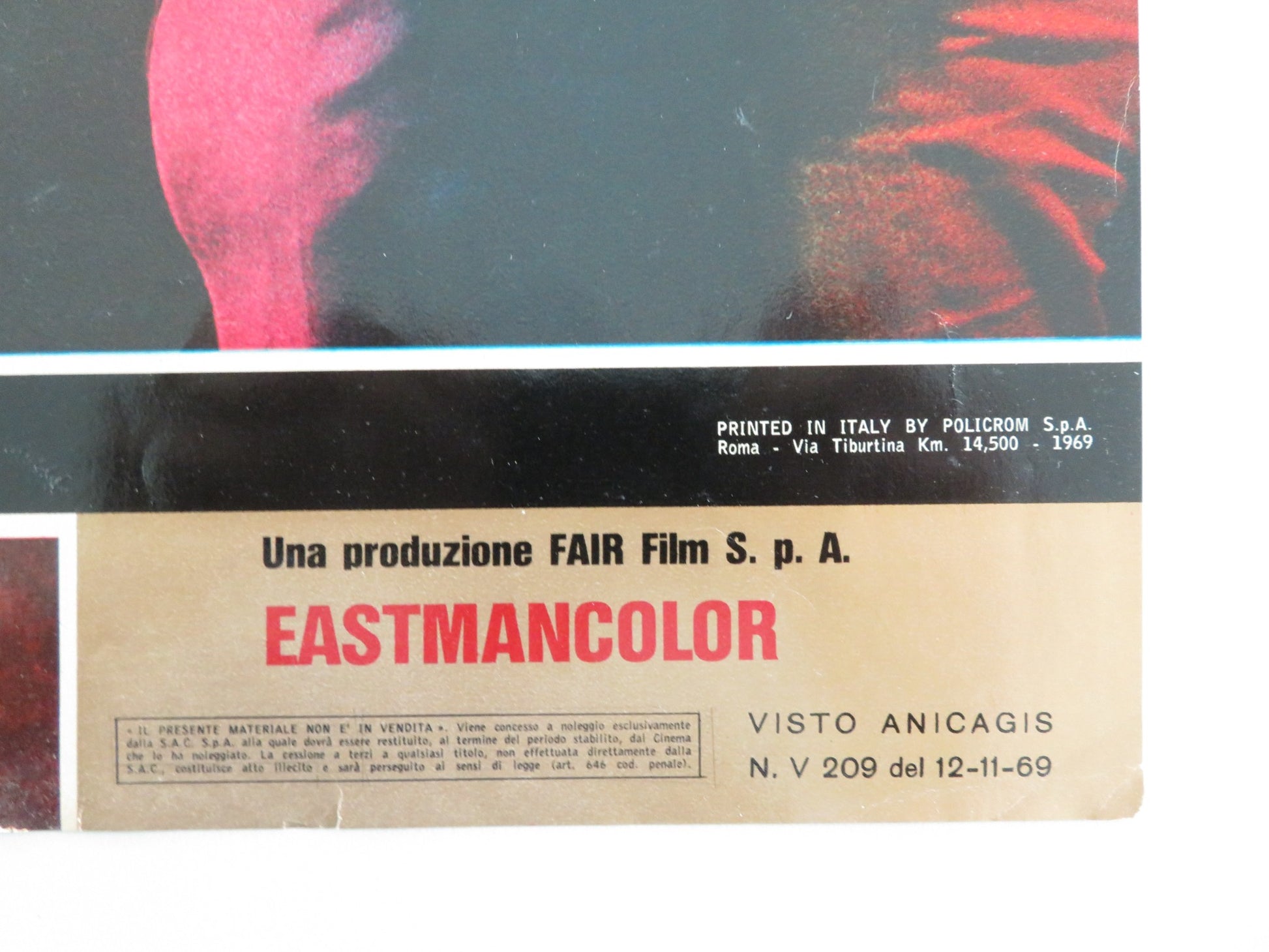 L'AMICA - C ITALIAN FOTOBUSTA POSTER LISA GASTONI GABRIELE FERZETTI 1969 - Rendezvous Cinema