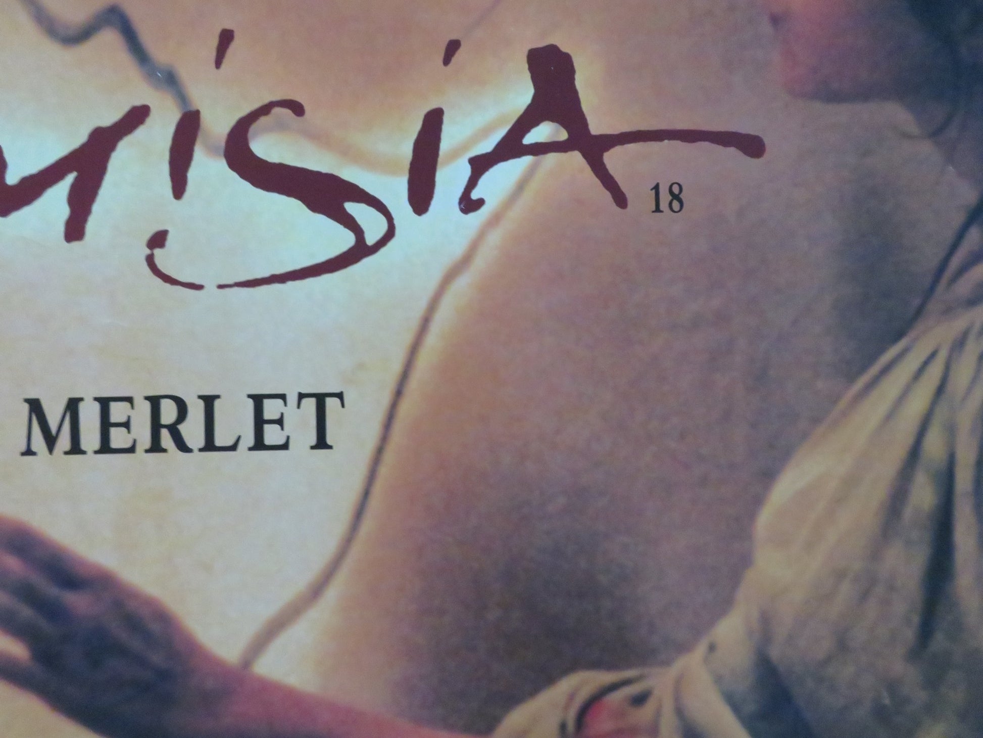 ARTEMISIA UK QUAD ROLLED POSTER MICHEL SERRAULT VALENTINA CERVI 1997 - Rendezvous Cinema